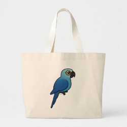 Birdorable Spix's Macaw Jumbo Tote Bag