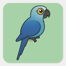 Birdorable Spix's Macaw Square Sticker