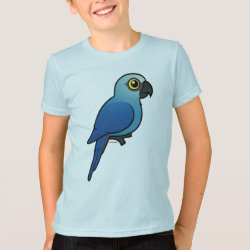 Birdorable Spix's Macaw Kids' American Apparel Fine Jersey T-Shirt