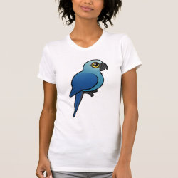 Birdorable Spix's Macaw Women's American Apparel Fine Jersey Short Sleeve T-Shirt
