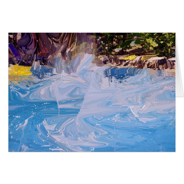 Splash 4 Greeting Card (Front Horizontal)