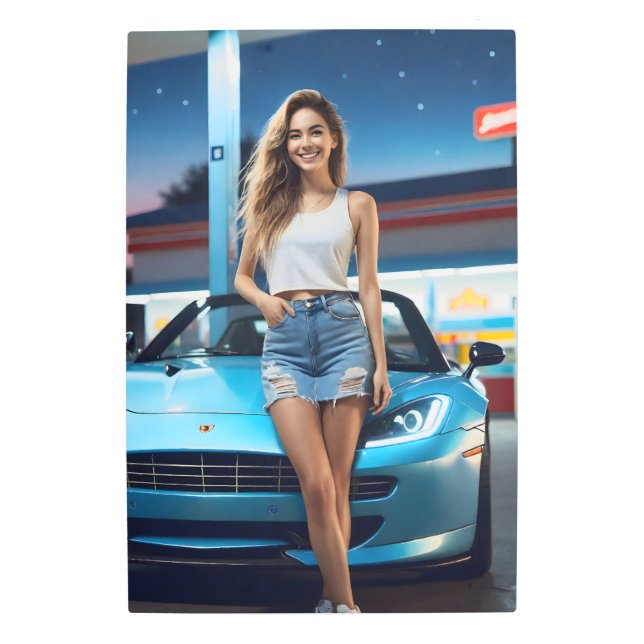 Splash and Dash 21 Metal Print (Front)