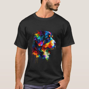 Splash Art Entlebucher Mountain Dog T-Shirt