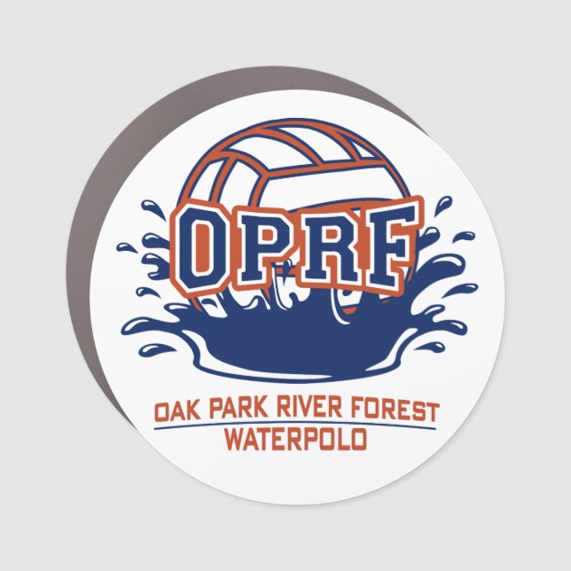 Splash Ball Car Magnet (Front)