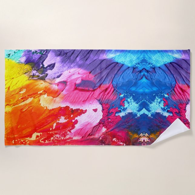 Splash  beach towel (Front)