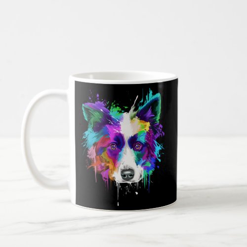 Splash Border Collie Border Collie Coffee Mug