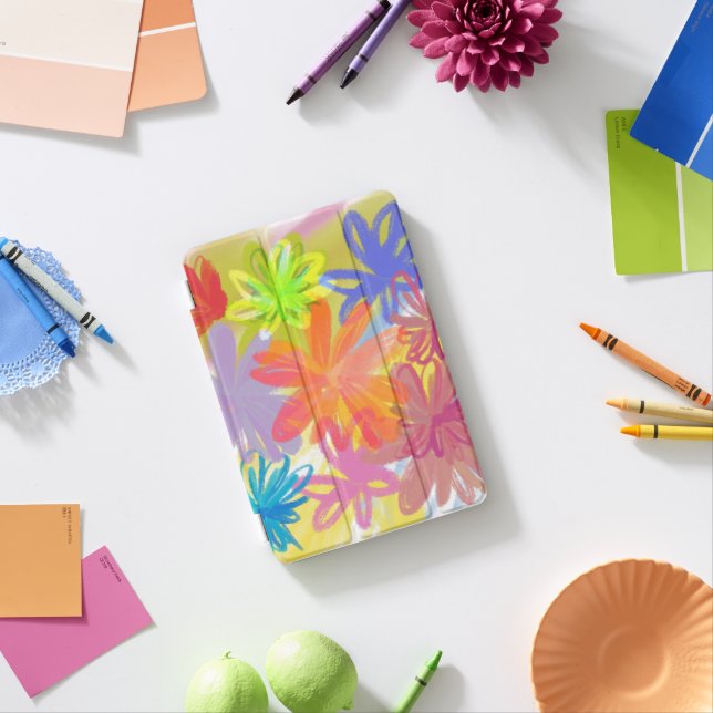 Splash flower iPad case (In Situ)