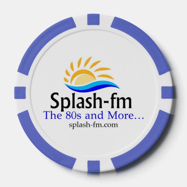 Splash-fm Poker Chip (Front)