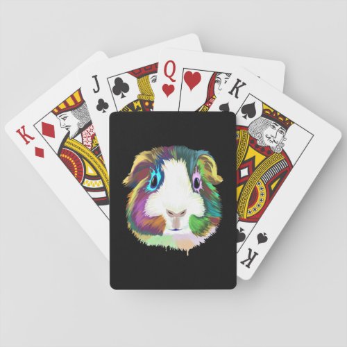 Splash Guinea Pig Poker Cards