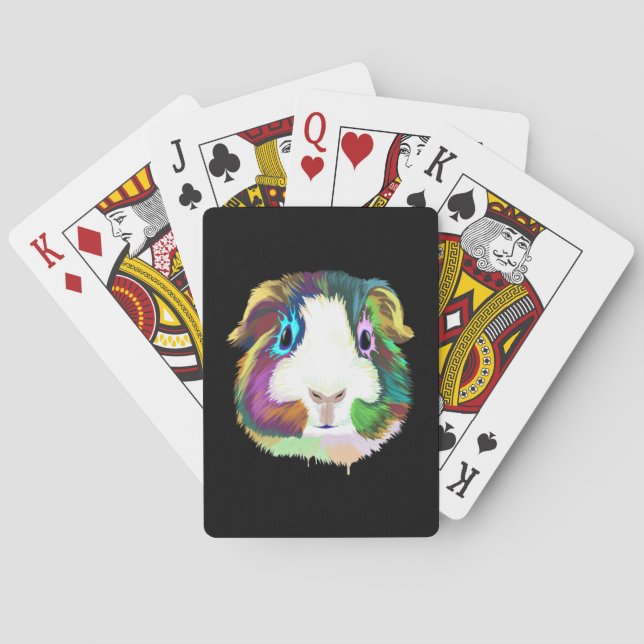 Splash Guinea Pig Poker Cards (Back)