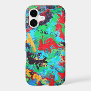 Splash-Hand Painted Abstract Brushstrokes iPhone 17 Case