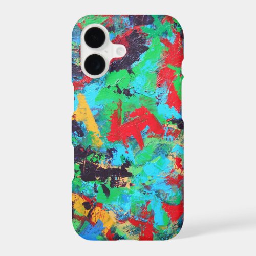 Splash-Hand Painted Abstract Brushstrokes iPhone 17 Case