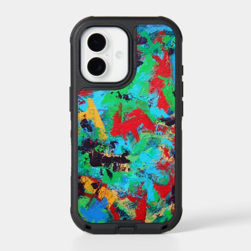 Splash-Hand Painted Abstract Brushstrokes iPhone 17 Case