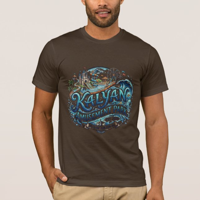 Splash Master: Kalyan Amusement Park Signature Tee (Front)