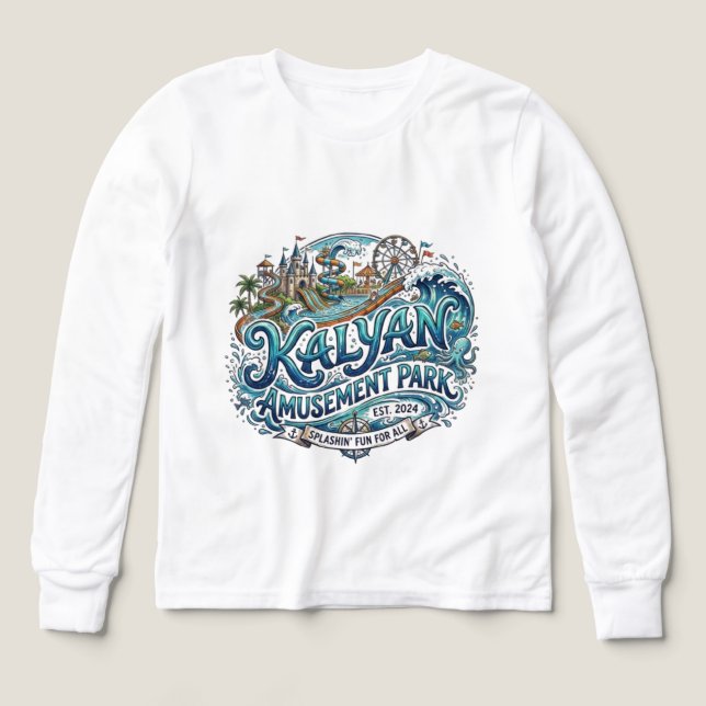 Splash Master: Kalyan Amusement Park Signature Tee (Design Front)
