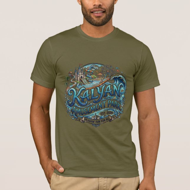 Splash Master: Kalyan Amusement Park Signature Tee (Front)