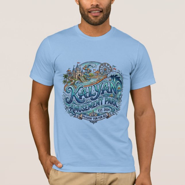 Splash Master: Kalyan Amusement Park Signature Tee (Front)