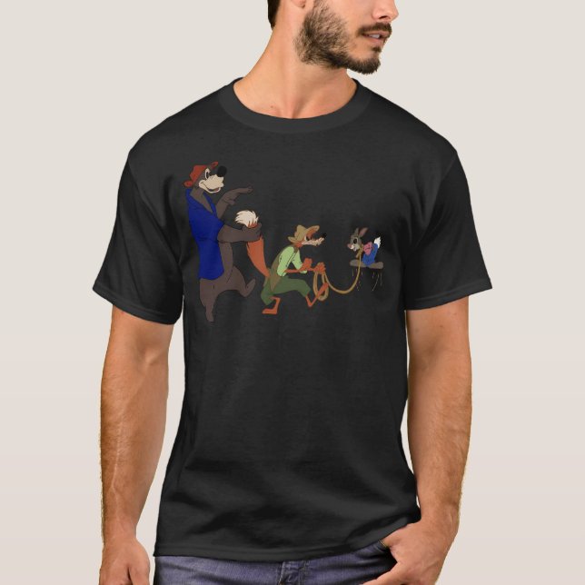 Splash Mountain (Brer Rabbit Brer Fox And Brer Bea T-Shirt (Front)
