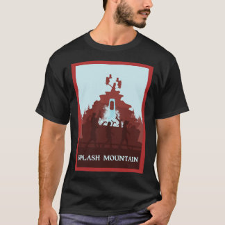 Splash Mountain - Minimalist Travel Style - Theme  T-Shirt