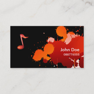 Splash Music Business Card