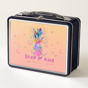 Splash of Aloha Retro Lunch Box