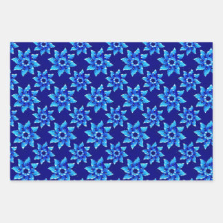 Splash of Blue Wrapping Paper Sheets