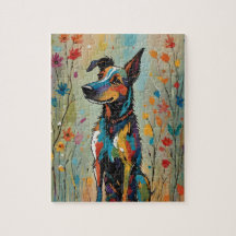 Splash of Color Dog Puzzle