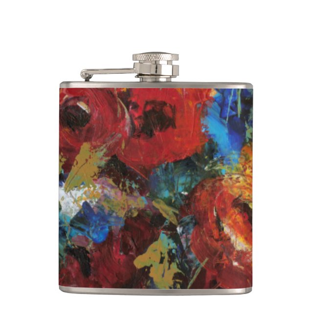 Splash of Color II Flask (Front)