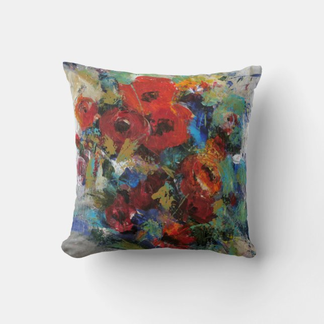 Splash of Color II Throw Pillow (Front)