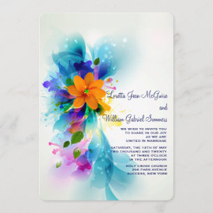 Splash of Color Invitation