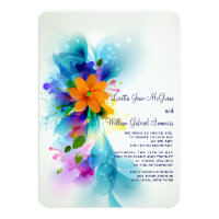 Splash of Color Invitation