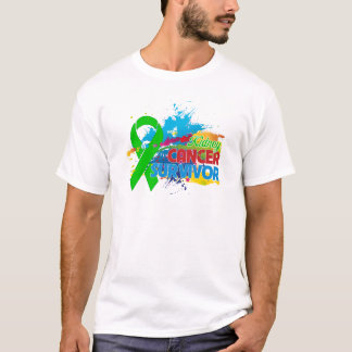 Splash of Color - Kidney Cancer Survivor T-Shirt