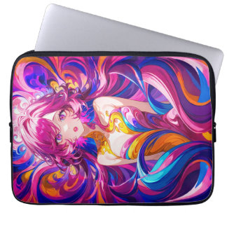 Splash of color laptop sleeve