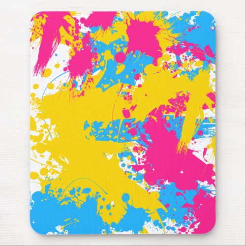 Splash of Color   Pansexual Pride  Mouse Pad
