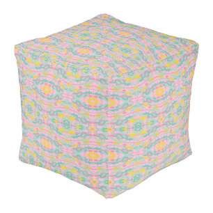 Splash of Color Pouf
