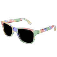 Splash Of Color Red Blue Yellow Green  Sunglasses at Zazzle