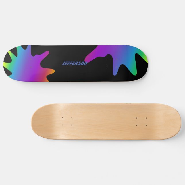 Splash of color skateboard (Horz)