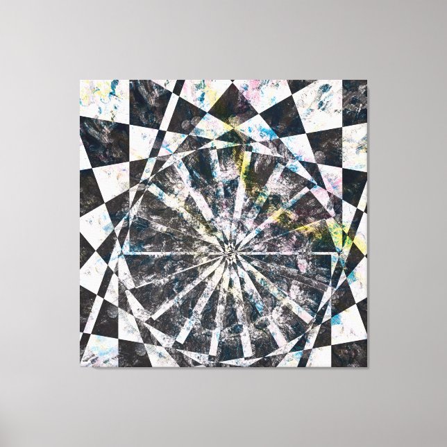 Splash of Color Stretched Canvas Print (Front)