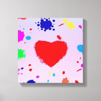 Splash of Colors Canvas Print