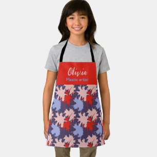 Splash of colours Plastic artist Apron