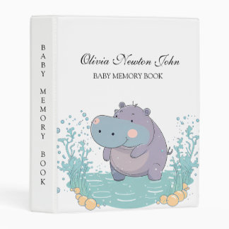 Splash of Joy, Little Hippo Mini Binder