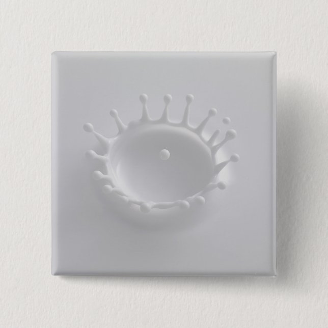 Splash of Milk Button (Front)