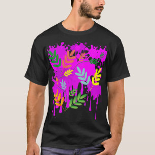 Splash of purple with multi-colored leaves T-Shirt