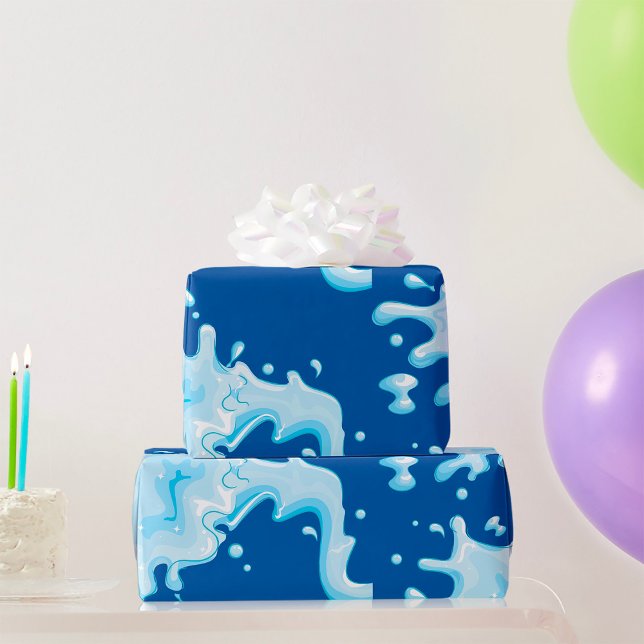 Splash Of Water Wrapping Paper (Creator Uploaded)