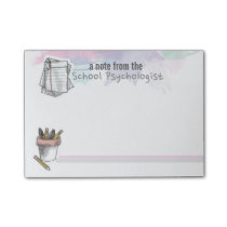 Splash of Watercolor School Psychologist Post-it Notes Splash of Watercolor School Psychologist Post-it Notes