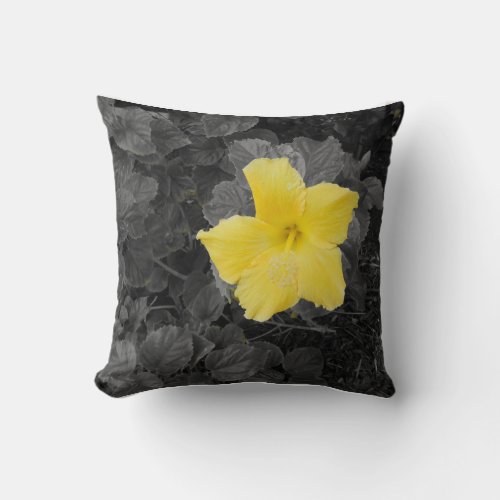 Splash of Yellow Throw Pillow