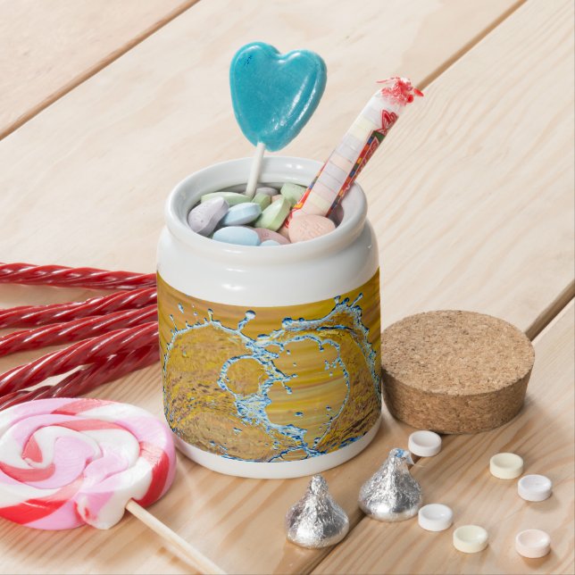 Splash on a fall evening candy jar (In Situ)
