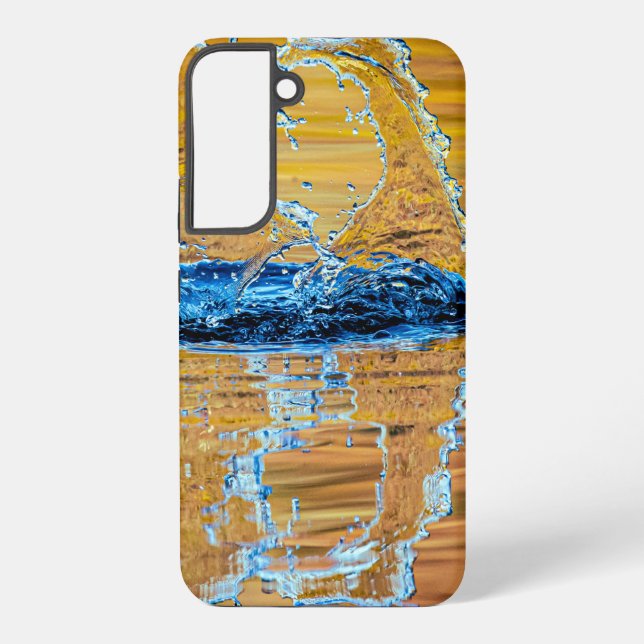 Splash on a fall evening samsung galaxy case (Back)