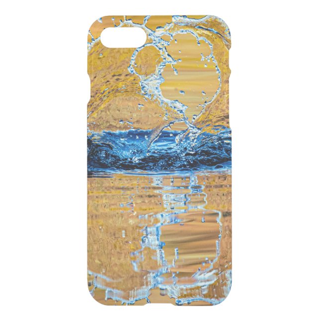 Splash on a fall evening uncommon iPhone case (Back)