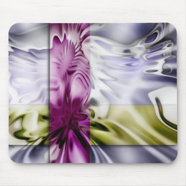 Splash On Stripes Mouse Pad (Front)